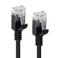 MicroConnect U/UTP CAT6A Slim 0.25M Black